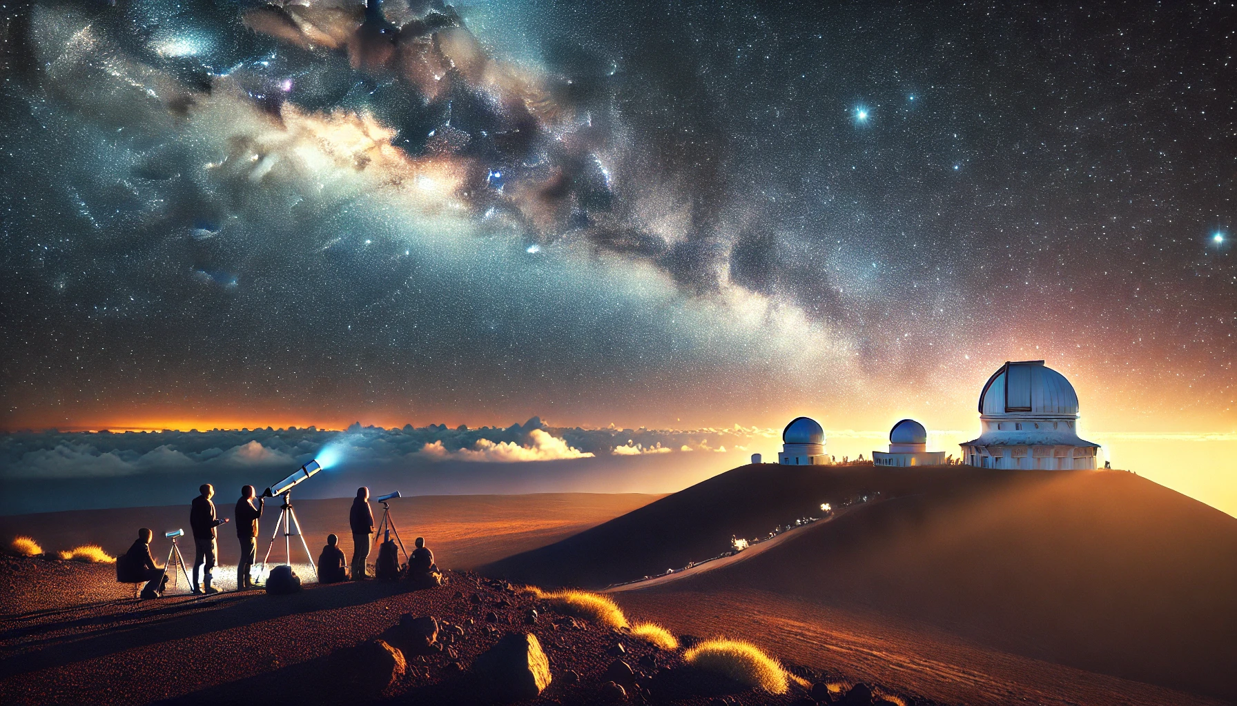 AI generated - Stargazing at Mauna Kea, one of the unique things to do in Hawaii
