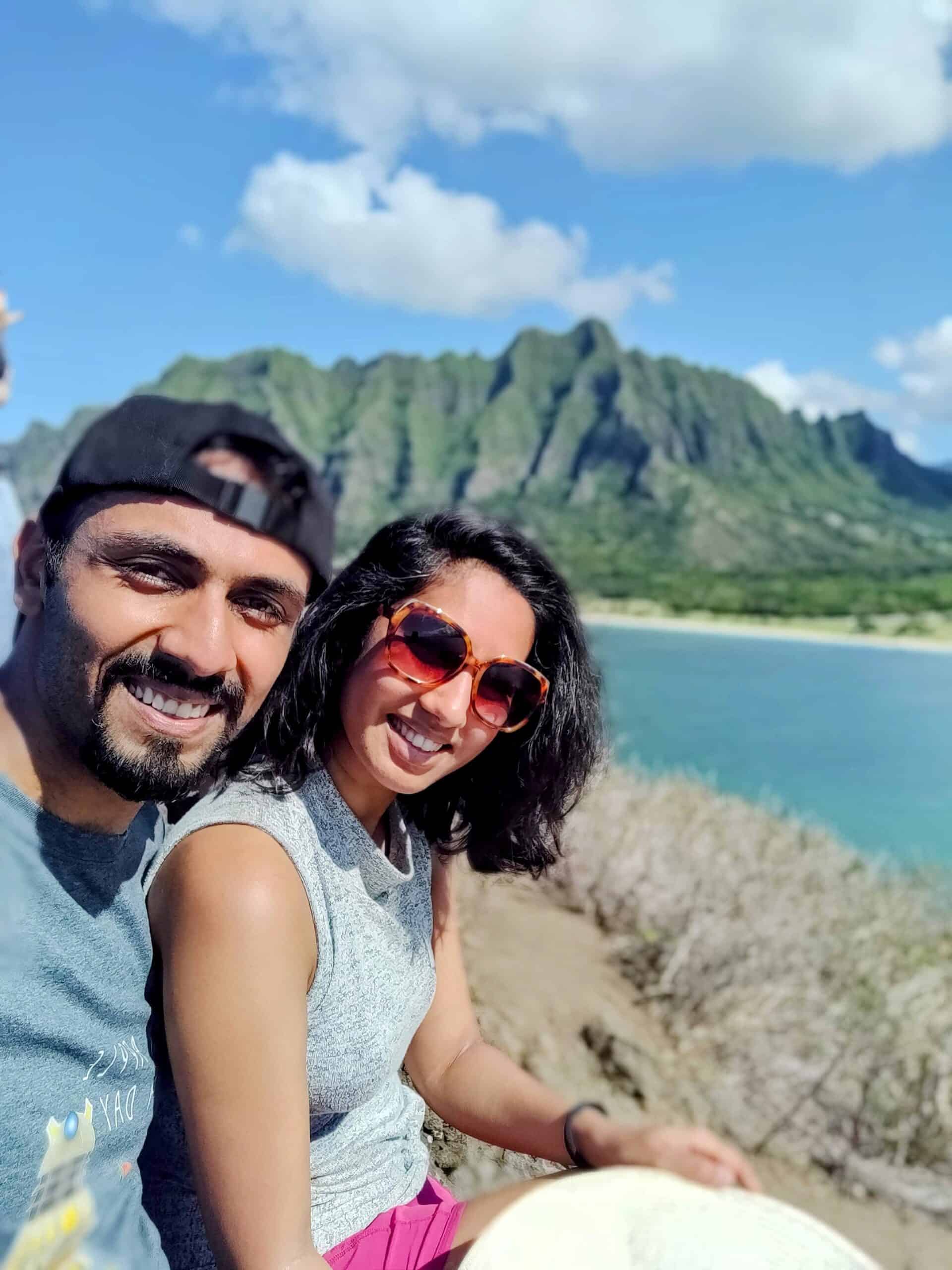 View from Chinaman's Hat - one of the unique things to do in Hawaii
