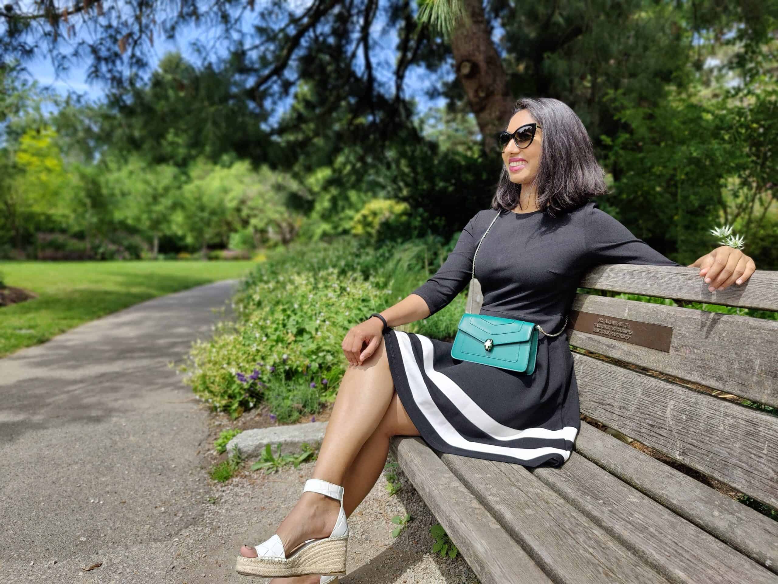 One of the many beautiful photoshoot locations in VanDusen Botanical Gardens