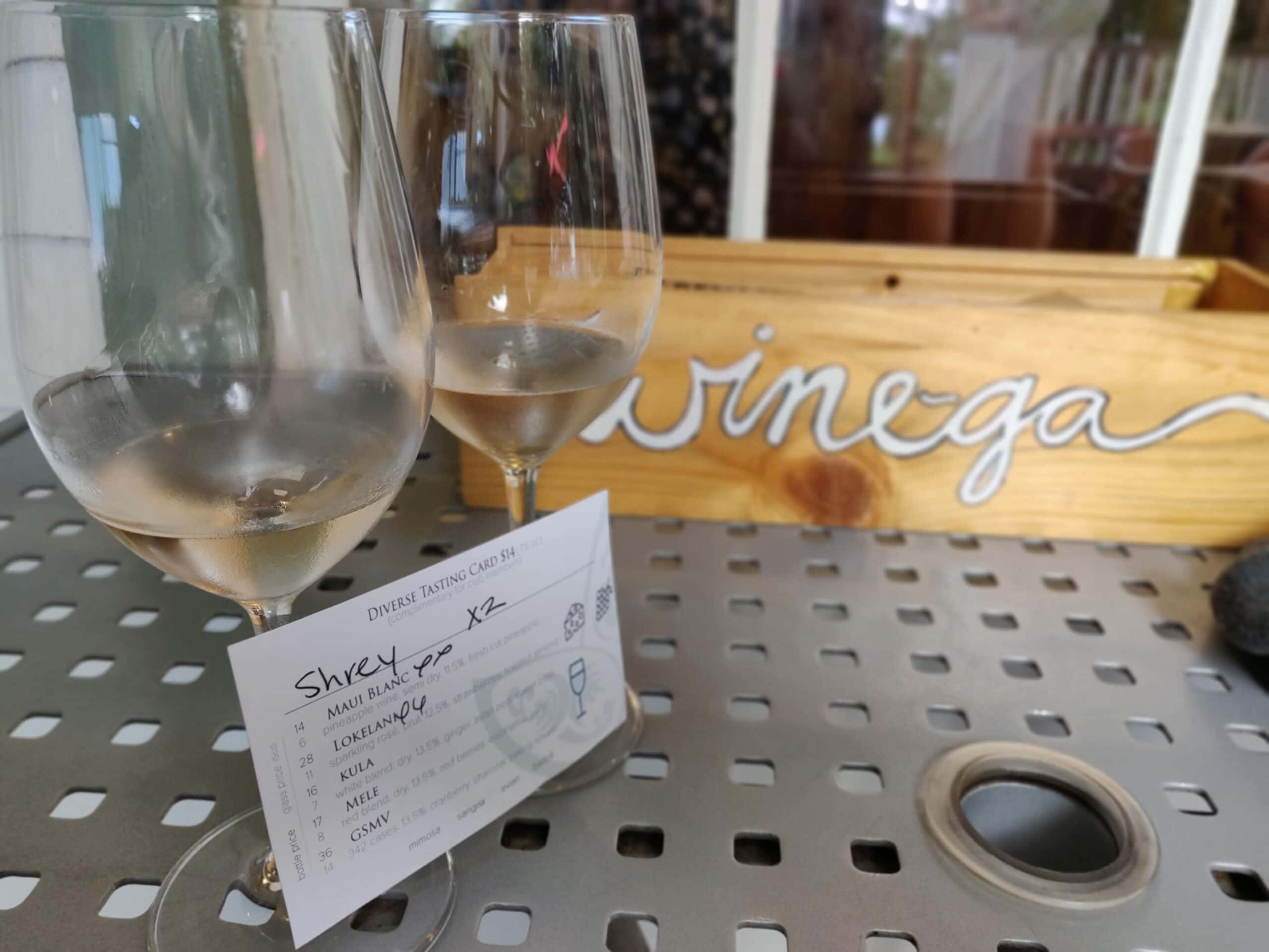 Try some pineapple wine at MauiWine