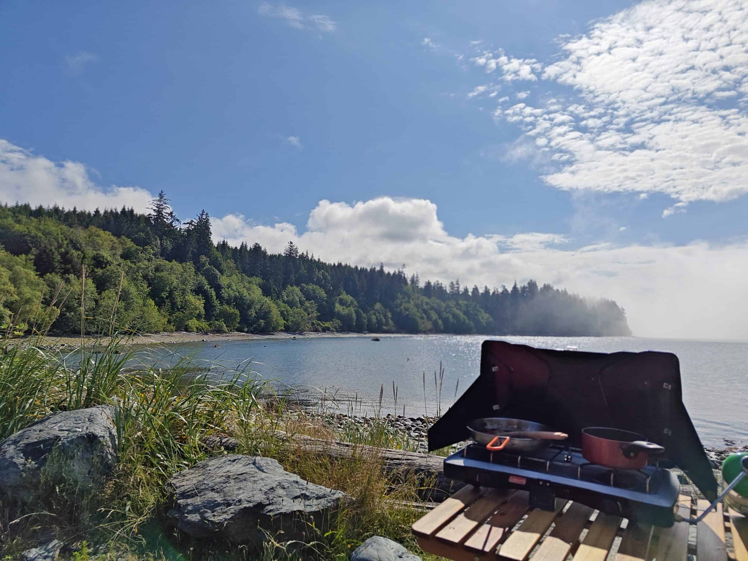 RV Cooking - in the wild west coast of BC