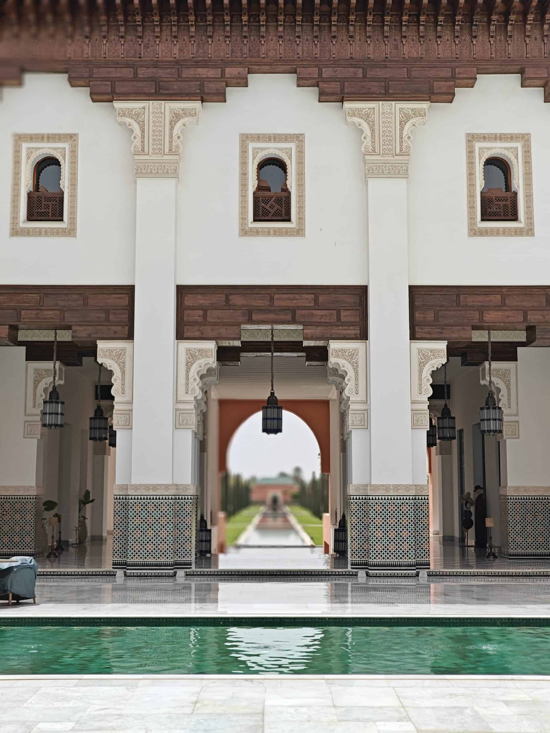A replica of Madrasa Ben Youssef in Oberoi