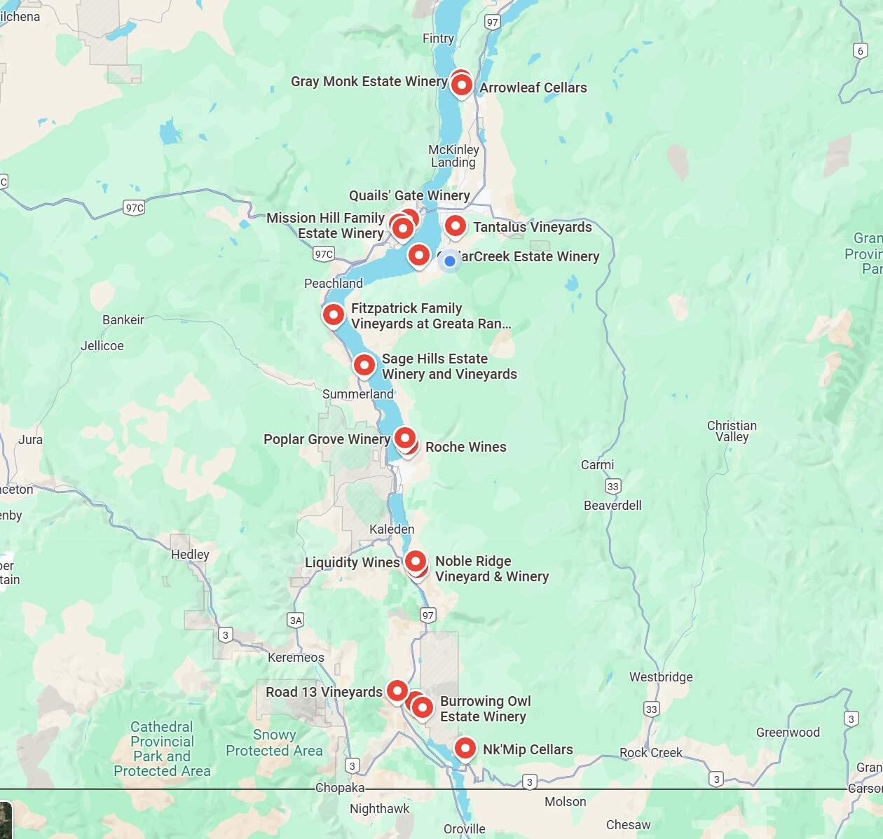 Best Wineries in Okanagan Valley