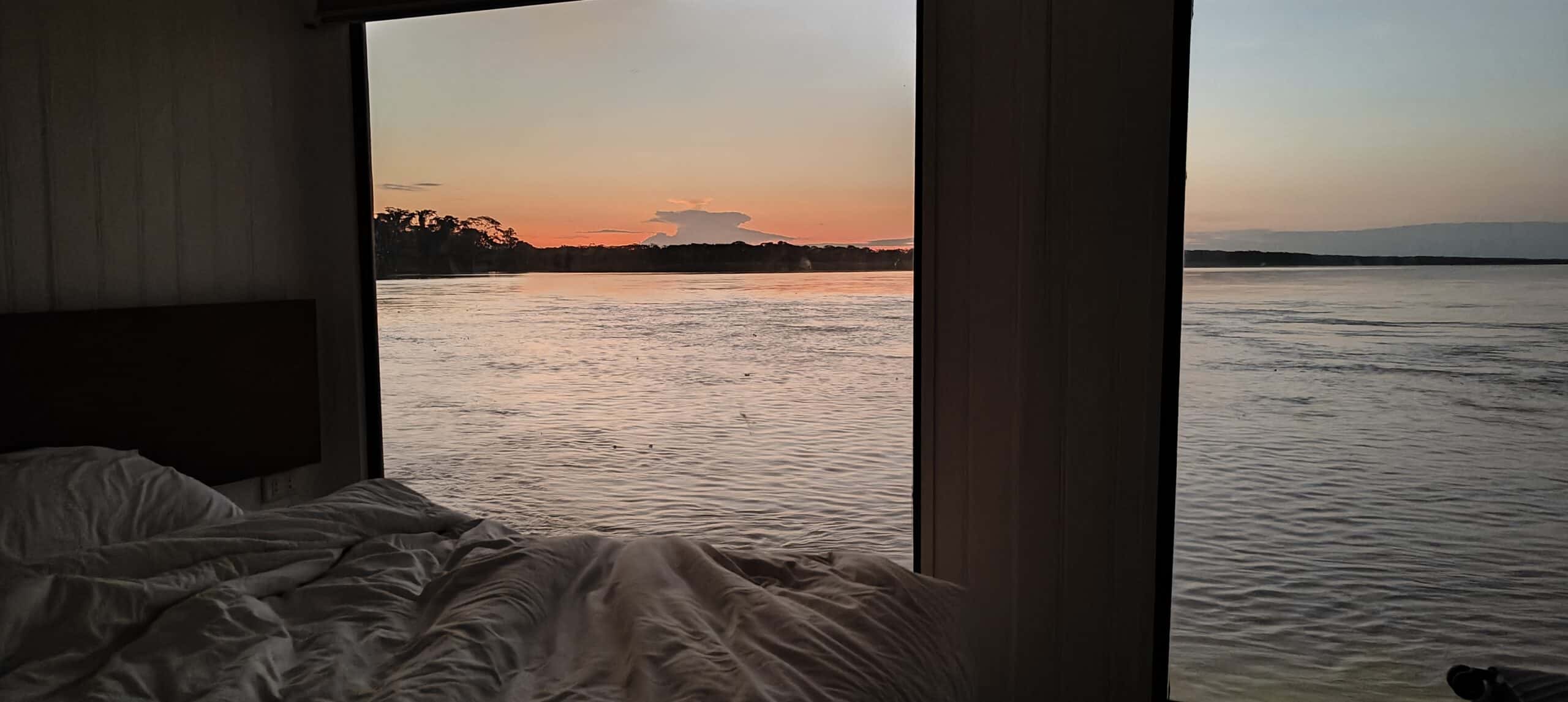 View from our cabin