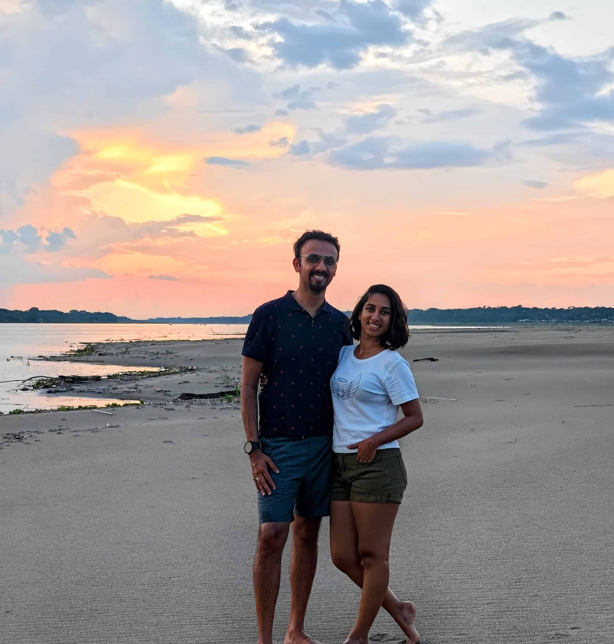 Sunset on a sandbar