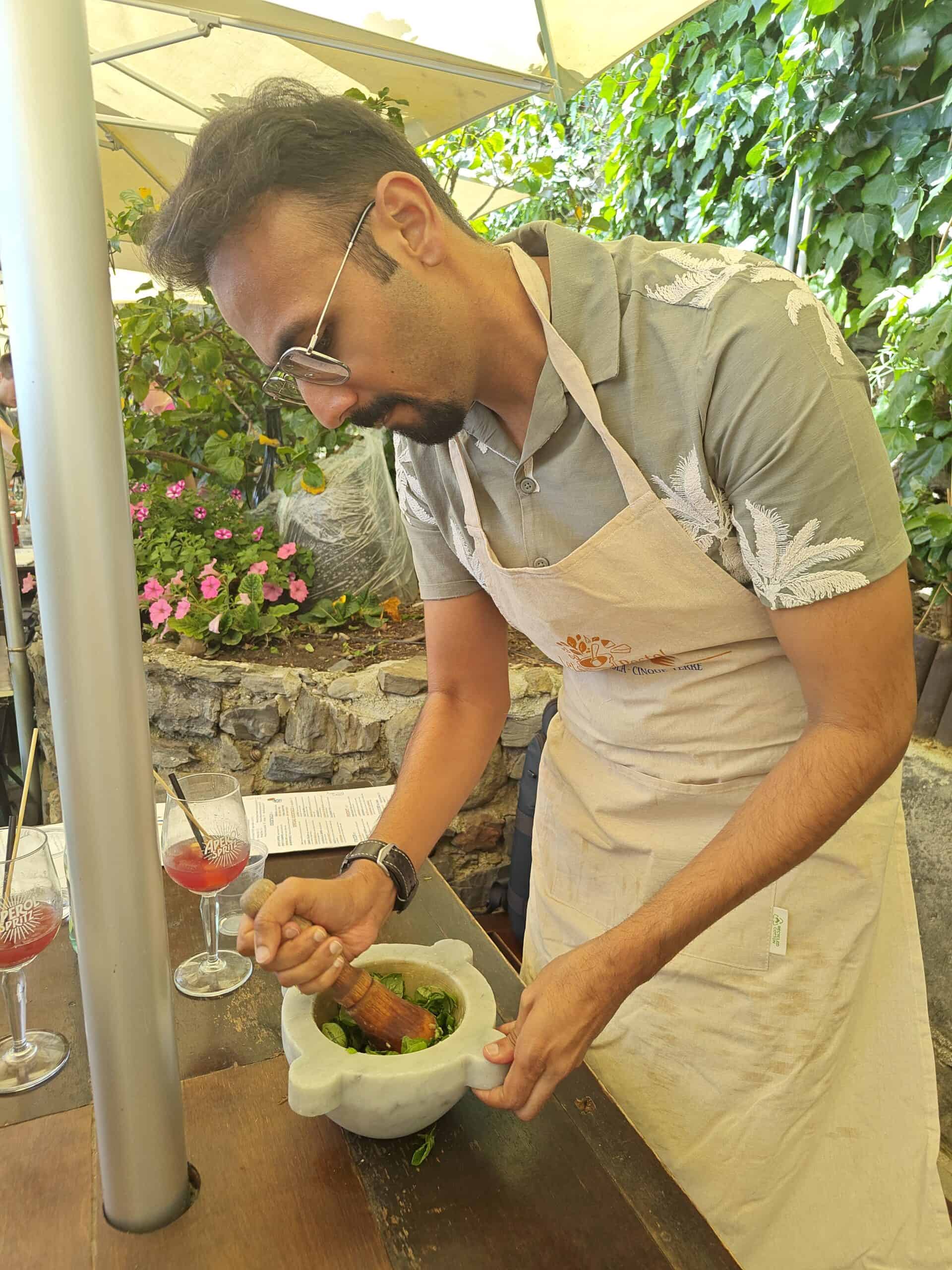 Pesto Experience in Manarola